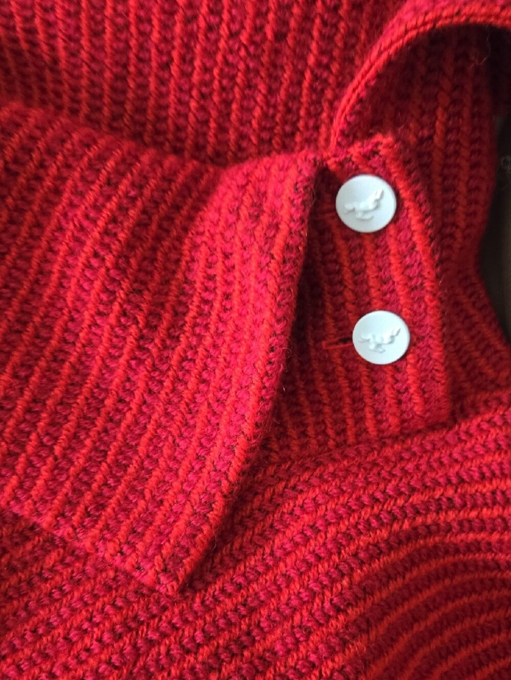A.W.A.K.E. MODE Rib Knit Button Sweater - Picture 5 of 7